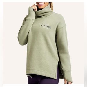New with tags! Peloton green funnel neck pullover